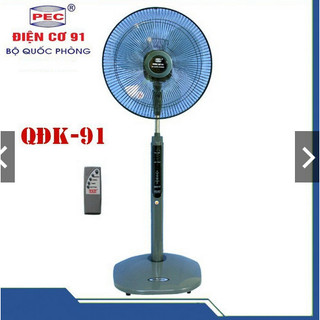 Quạt cây Đứng Điện Cơ 91 QĐK-91 (Có điều khiển)-quạt bộ quốc phòng,tốt,bền,đẹp.gió tự nhiên-BH 12