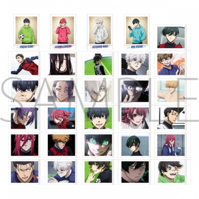 Pack Thẻ nhân phẩm Blue Lock Pola vol2