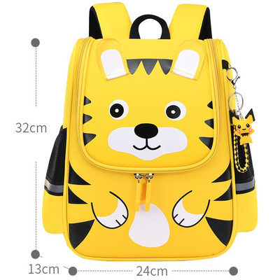 Ba lô dáng hộp học sinh mẫu giáo siêu nhẹ chống nước cao cấp phong cách mới - BEE GEE HS1048A