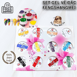 Set gel vẽ đặc, set gel vẽ cao cấp Fengshangmei