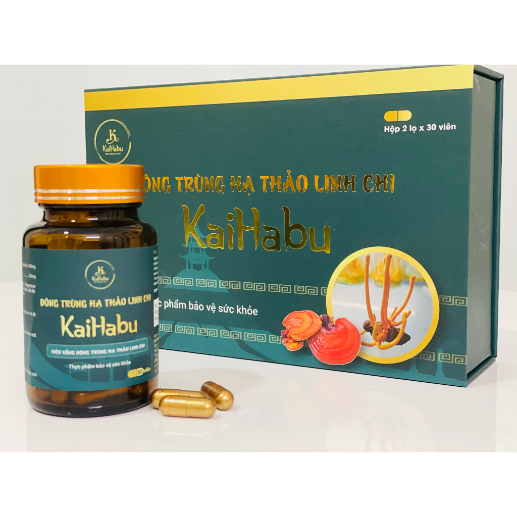 Combo 5 tặng 2 Đông trùng hạ thảo linh chi KaiHaBu