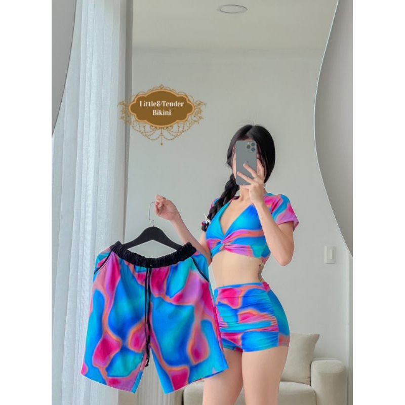 Set cặp bikini nam nữ màu độc quyền