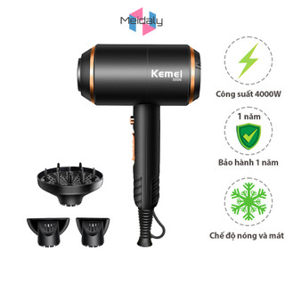 Máy sấy tóc Kemey cao cấp công suất 4000W Bảo hành 1 năm