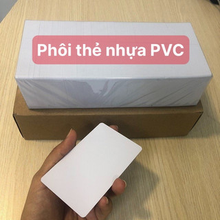 Phôi Thẻ Nhựa PVC trắng (100 thẻ) - ATM