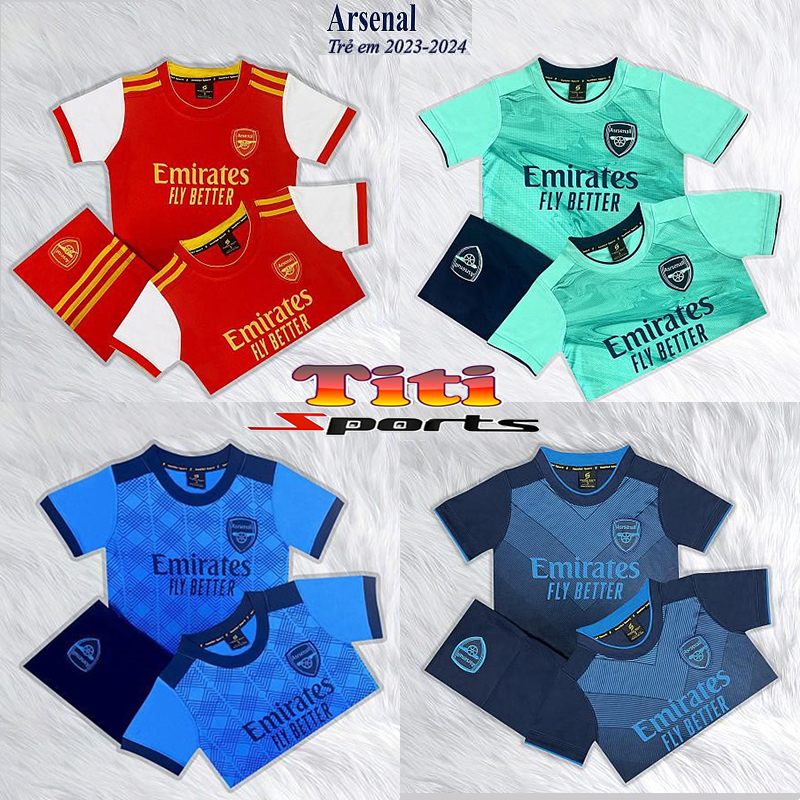 Quần Áo Bóng Đá Trẻ Em ,Đồ Đá Bóng Trẻ Em Sao Việt Arsenal Chất Liệu Mềm Mại ,Thoáng Mát Cao Cấp