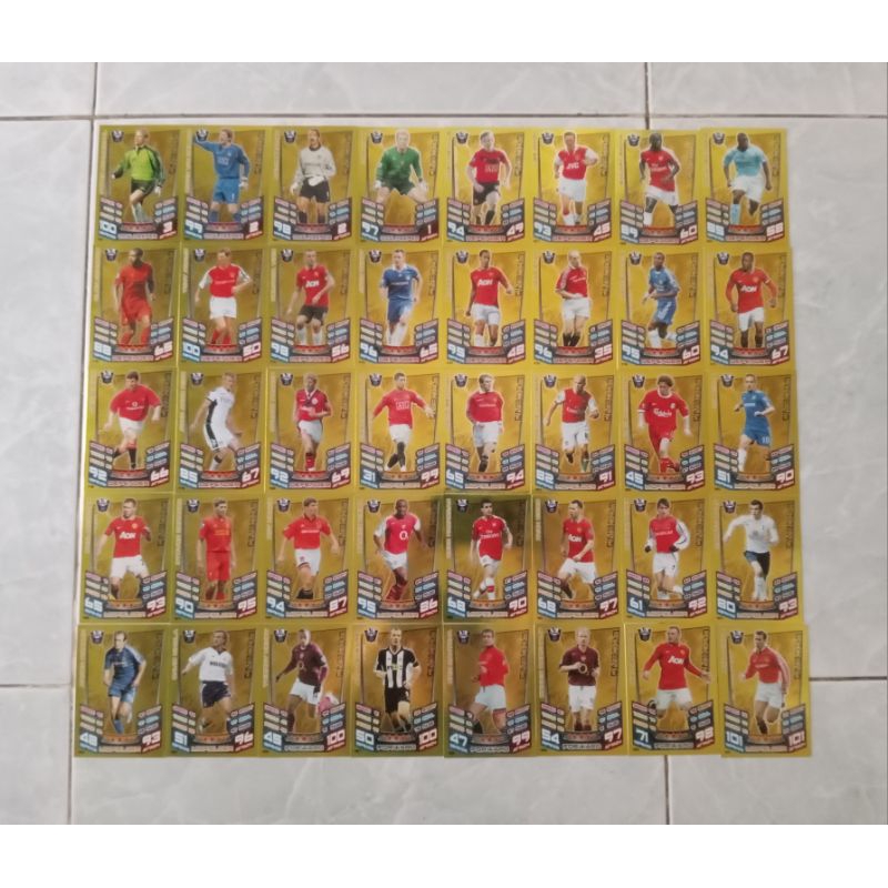 Thẻ cầu thủ Match Attax legend 12/13