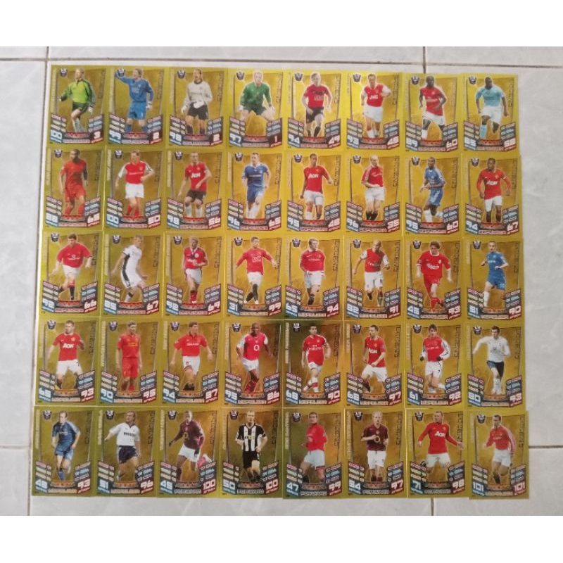 Thẻ cầu thủ Match Attax legend 12/13