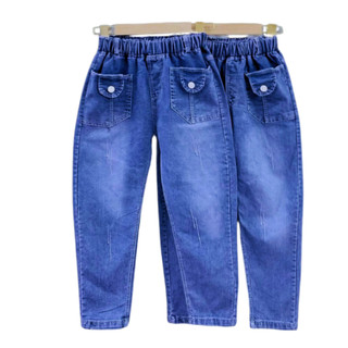 Quần bò/ quần jeans dài hot trend sang chảnh cho bé gái 15-50kg