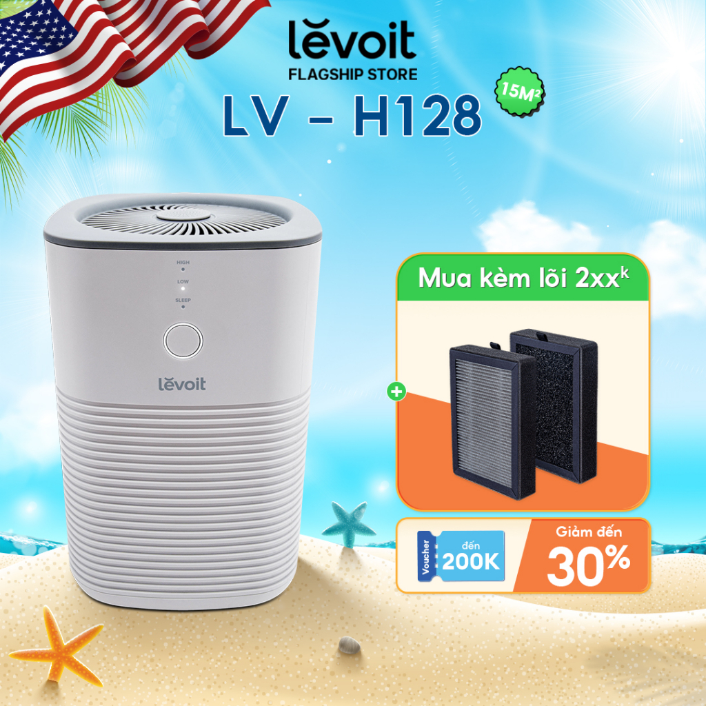 Máy Lọc Không Khí Levoit LV-H128 15m2 Bộ lọc HEPA 13 Lọc Bụi Mịn - Kháng Khuẩn