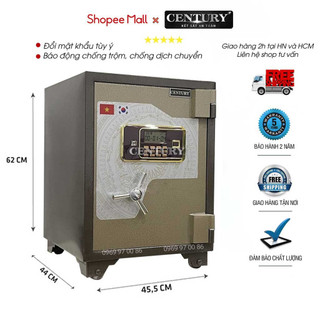 Két sắt điện tử siêu cường Century CF950 chống cháy cao cấp được tích hợp nhiều tính năng hiện đại nhất
