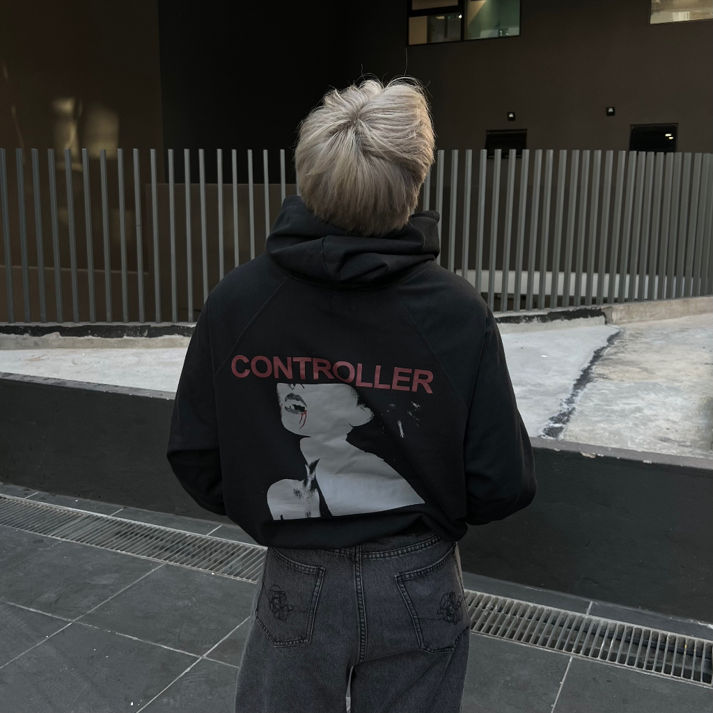 #roiworkshop Áo Hoodie Nam Nữ Màu Đen - Hình In Cá Tính Sau Lưng