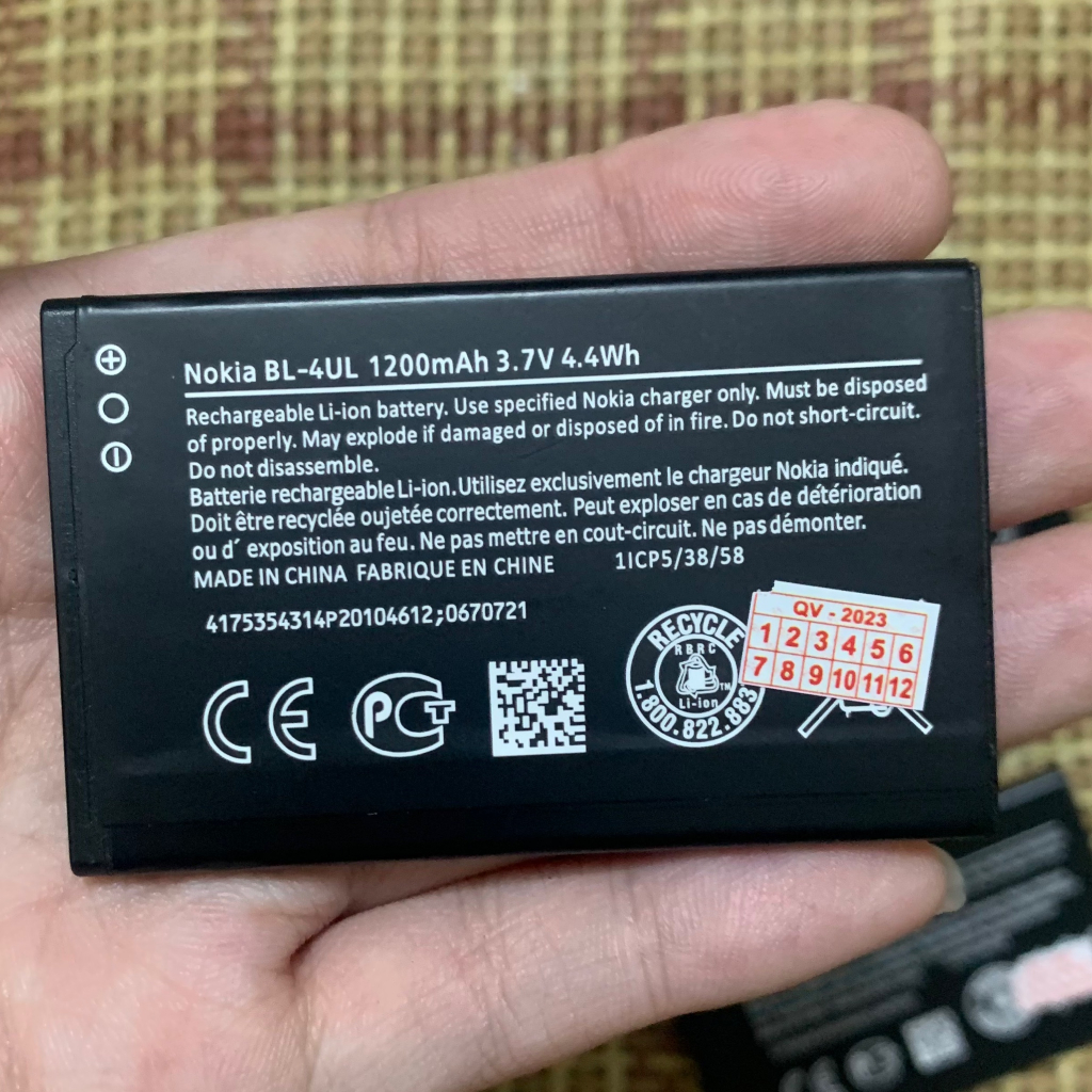 Pin xịn Nokia 230, Nokia 3310 2017, Nokia 225  Dung Lượng 1200mAh