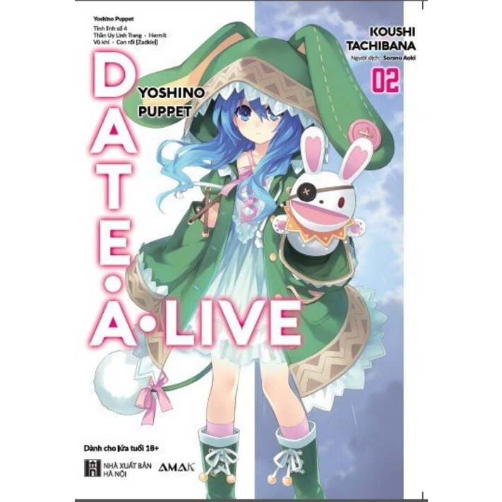 Sách Date A Live - Tập 2 - Tái bản 2023 - Light Novel - AMAK