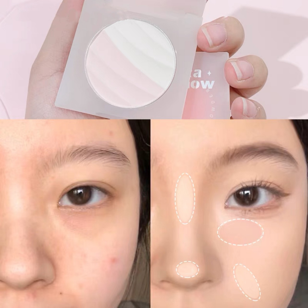 Bảng Highlight bắt sáng KAKASHOW Highlighting Powder xinh xắn XIXI Charm Fashion Mixed Color Cosmetic Powd KAKA23