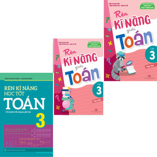 Sách: Combo 3 Cuốn Rèn Kỹ Năng Học Tốt Toán Lớp 3