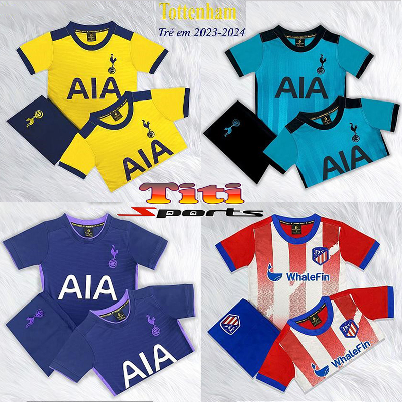 Quần Áo Bóng Đá Trẻ Em ,Đồ Đá Bóng Trẻ Em Sao Việt Tottenham Chất Liệu Mềm Mại ,Thoáng Mát Cao Cấp