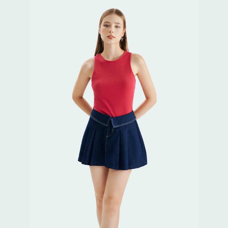 Áo ba lỗ nữ MARC FASHION tank thun gân form ôm FALH052722 | BigBuy360 - bigbuy360.vn