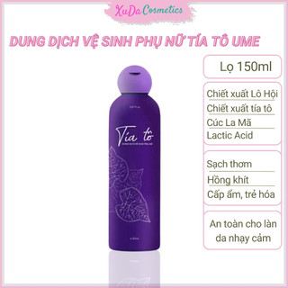 Dung dịch vệ sinh tía tô UME, dung dịch vệ sinh phụ nữ, vệ sinh vùng kín, nước rửa phụ khoa Ngọc Trinh 150ml