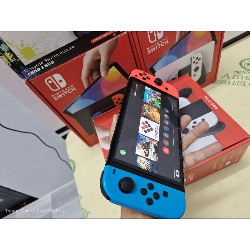 Nintendo Swtich OLed Hack 128Gb-256Gb