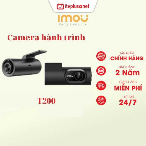 Camera Hành Trình IMOU | ITVPlus | T200 | size nhỏ tiện lợi| Tính Năng Ghi Hình Ban Đêm | Điều Khiển Bằng Giọng Nói