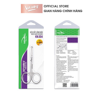 Kéo Cắt Tỉa Lông Mũi Đầu Tròn KM-604 (KE0091)