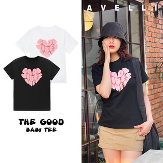 Áo baby tee Good Vibes Girl , áo thun baby tee good vibes girl trái tim cotton 2c
