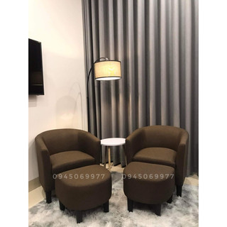 Combo bộ ghế sofa đơn mini 1 người ngồi + 1 ghế đôn xinh xắn đủ màu