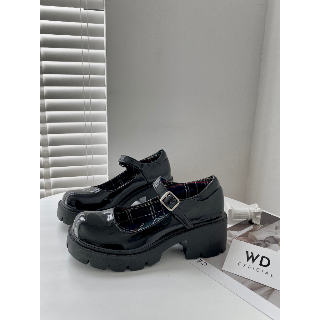 GIÀY OXFORD CAO GÓT ULLZANG LÓT CARO Y2088