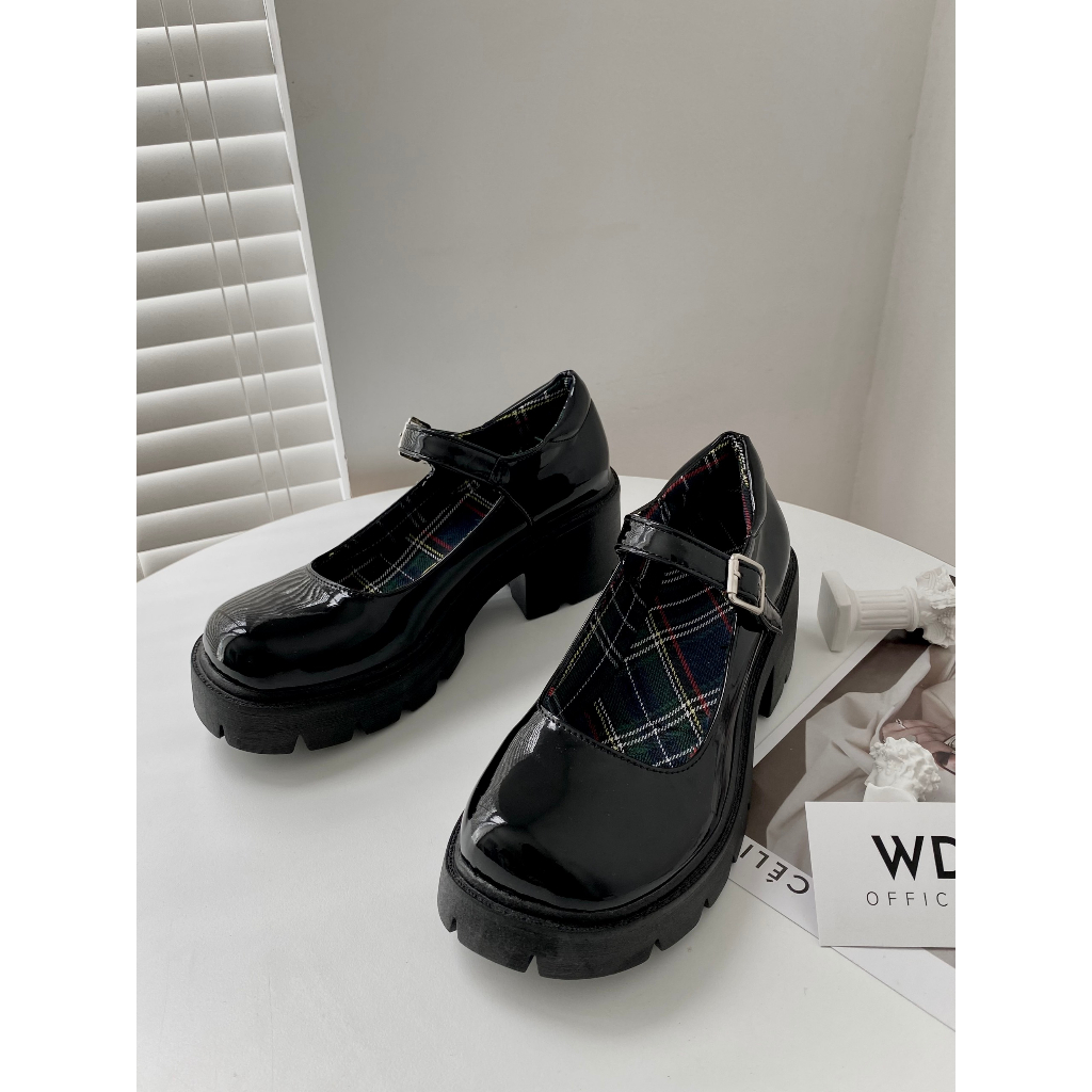 GIÀY OXFORD CAO GÓT ULLZANG LÓT CARO Y2088