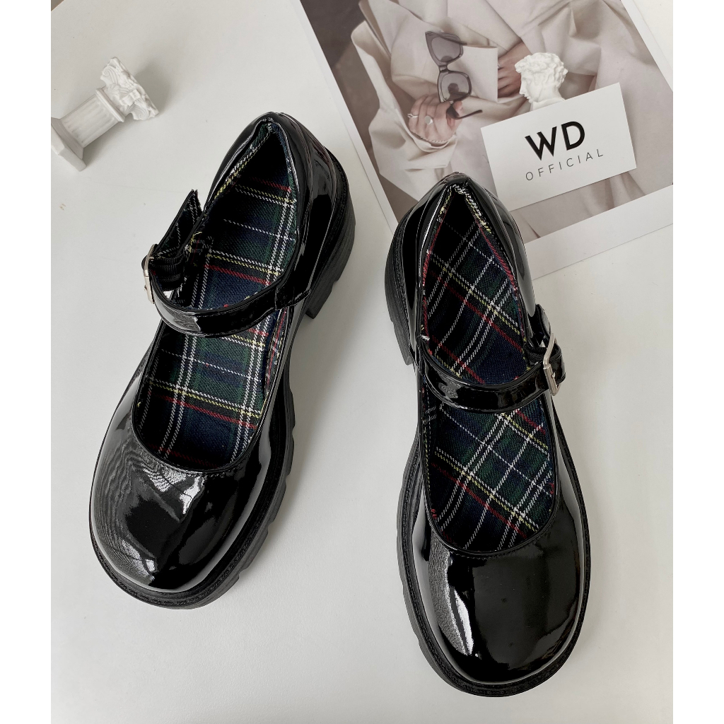 GIÀY OXFORD CAO GÓT ULLZANG LÓT CARO Y2088