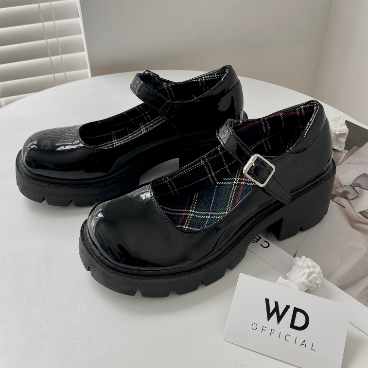 GIÀY OXFORD CAO GÓT ULLZANG LÓT CARO Y2088