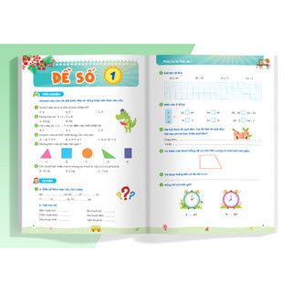 Sách Phiếu ôn hè Toán lớp 1 - MGB