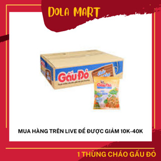 Cháo gấu đỏ ăn liền 1 thùng 50 gói