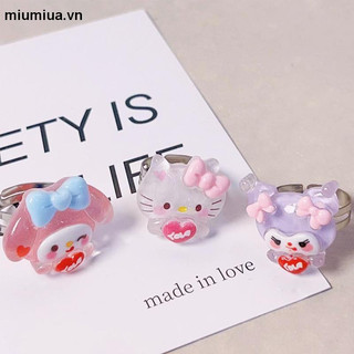 Sét 2 nhẫn cặp Kuromi cho cặp đôi