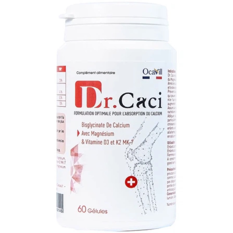 Viên uống Dr. Caci Ocavill bổ sung canxi giảm nguy cơ loãng xương