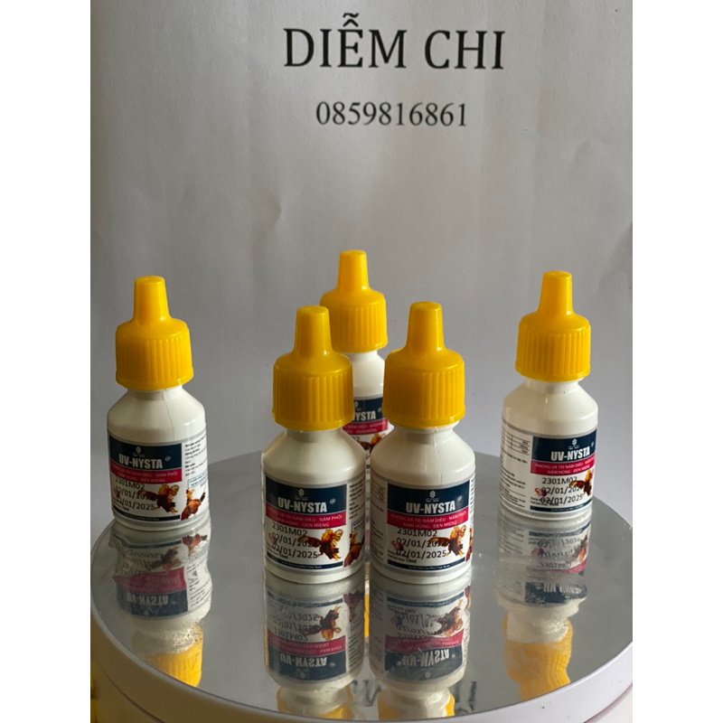 Hỗ trợ phòng trị Nấm Diều - Nấm Phổi - Đẹn Miệng UV NYSTA ( compo 2 lọ 10ml )