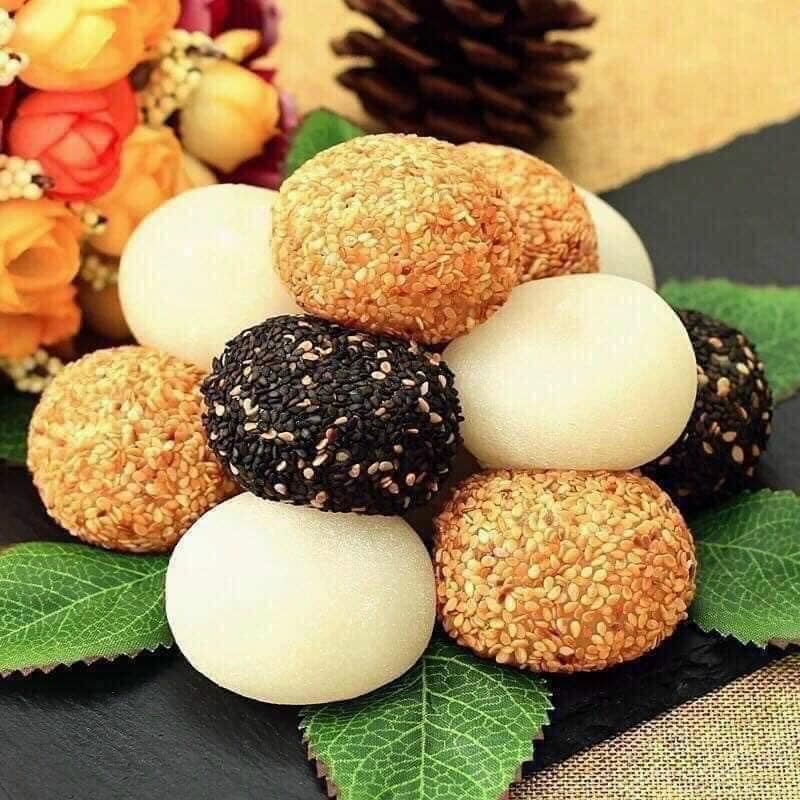 Thùng Bánh mochi đài loan mix 4 vị hai cô gái Thùng 500g
