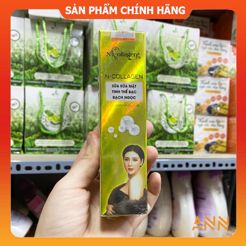 Sữa Rửa Mặt Tinh Thể Bạch Ngọc N Collagen