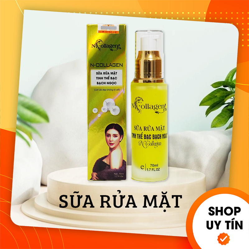 Sữa Rửa Mặt Tinh Thể Bạch Ngọc N Collagen