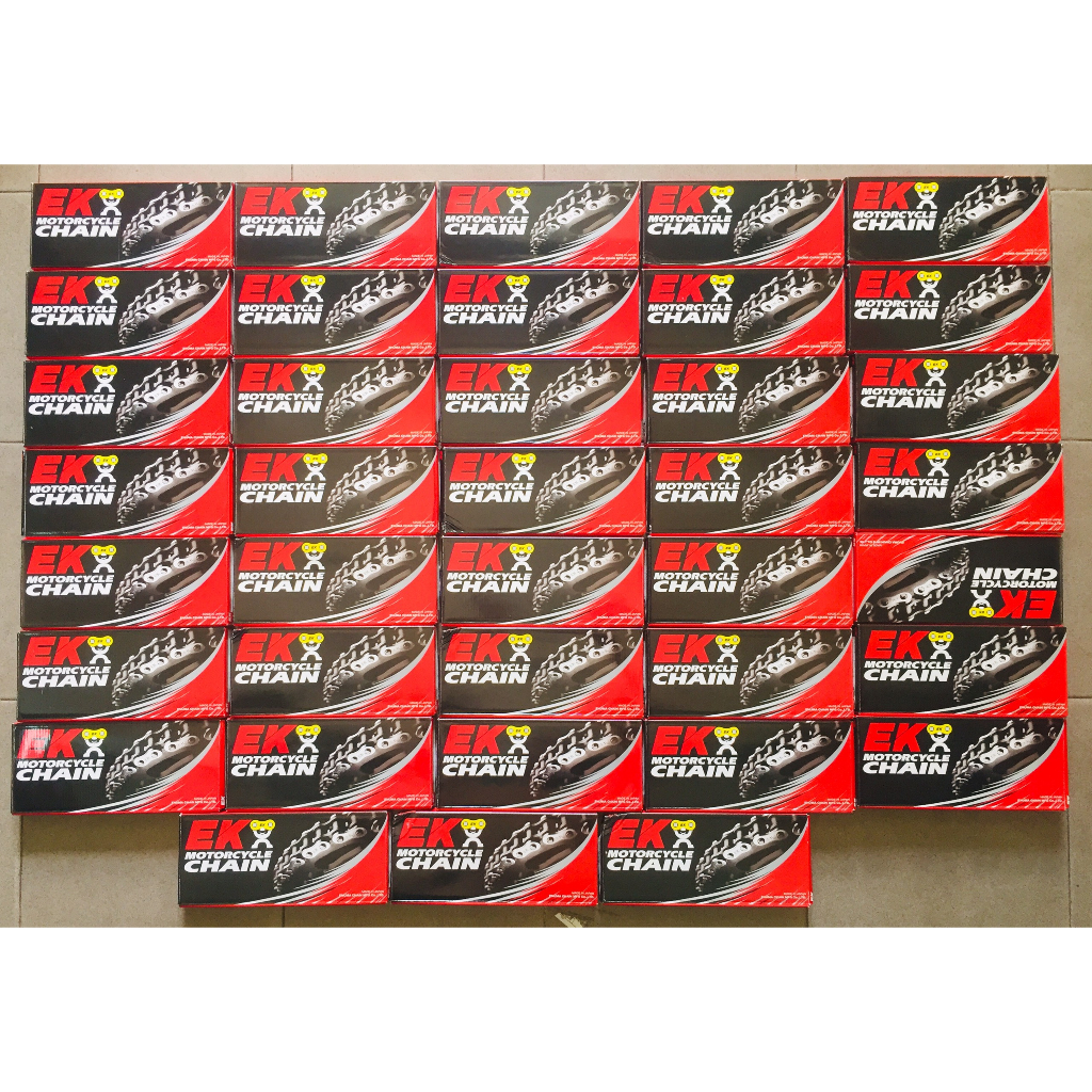 Sên vàng đen EK 428SR chính hãng cho xe số - Made in Japan