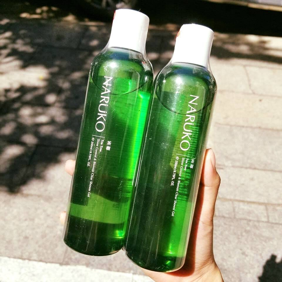 Sữa Tắm Giảm Mụn Naruko Tea Tree chính hãng 250ml