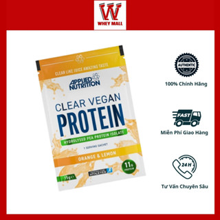Sample Protein Clear Whey Vegan Sachet Thuần Chay Hyrolyzed Applied Nutrition Tăng Cơ Nhanh Vị Trái Cây