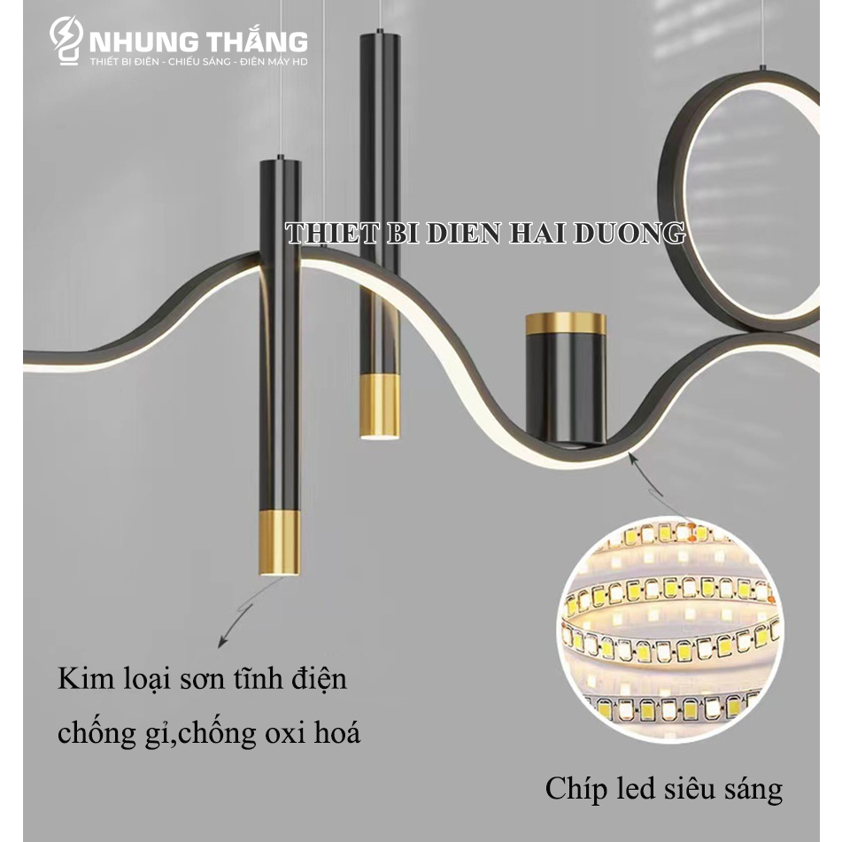 Đèn Thả 5 Bóng DGT-1503 Hiệu Ứng Ngôi Sao - 3 Chế Độ Ánh Sáng - Decor Trang Trí Phòng Ăn,Phòng Khách Sang Trọng Cao Cấp