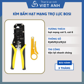 Kìm bấm hạt mạng trợ lực Bosi chính hãng loại tốt.