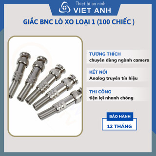 Giắc BNC lò xo loại 1 (100 Chiếc )