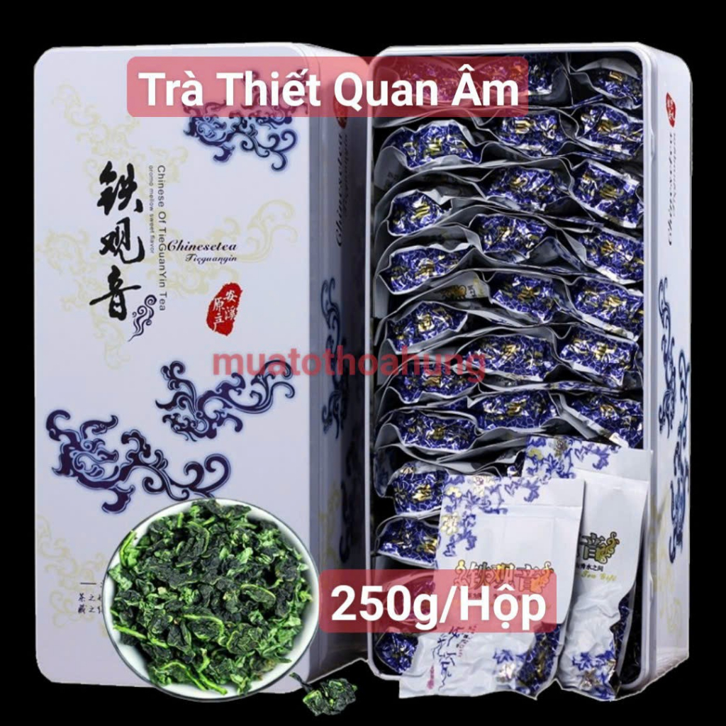 TRÀ THIẾT QUAN ÂM LOẠI 1 - HỘP THIẾT 250g, MUA 02 HỘP TẶNG TÚI XÁCH