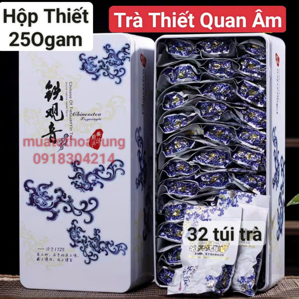 TRÀ THIẾT QUAN ÂM LOẠI 1 - HỘP THIẾT 250g, MUA 02 HỘP TẶNG TÚI XÁCH