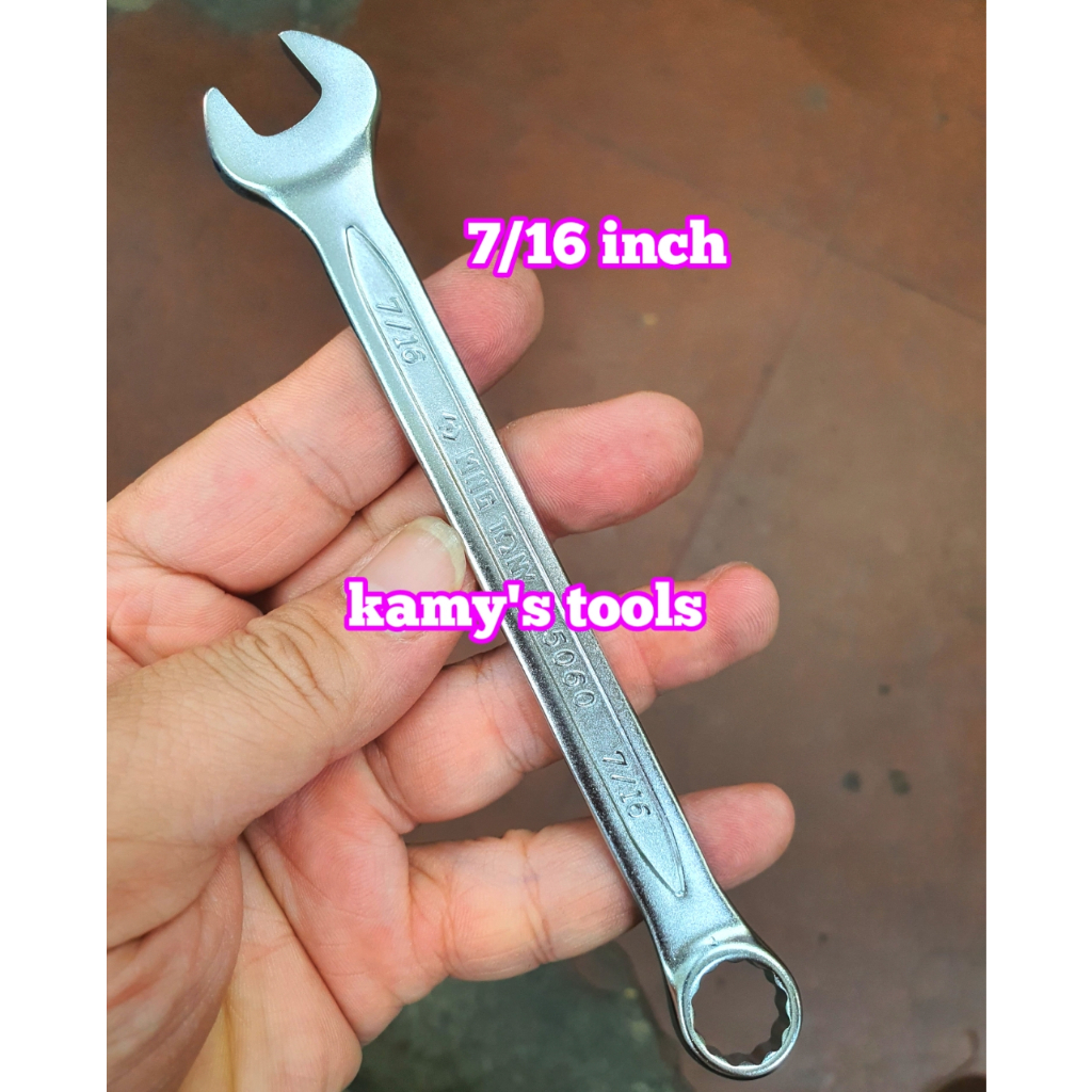 Cờ lê vòng miệng hệ inch Kingtony 1/4 5/16 3/8 7/16 1/2 9/16 inch model 5060-08 5060-10 5060-12 5060-14 5060-16 5060-18