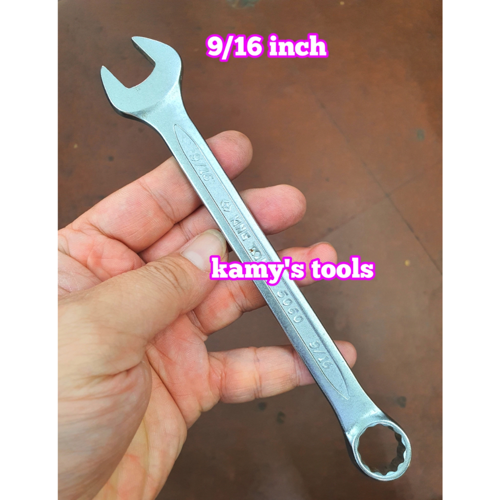 Cờ lê vòng miệng hệ inch Kingtony 1/4 5/16 3/8 7/16 1/2 9/16 inch model 5060-08 5060-10 5060-12 5060-14 5060-16 5060-18