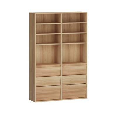 ELIK, Tủ trưng bày STO_168, 120x35x185cm, tủ gỗ Scandi Home